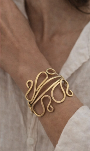 Elegant Gold Cuff Bracelet