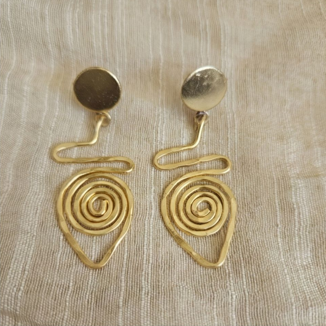 Aura Spiral Earrings