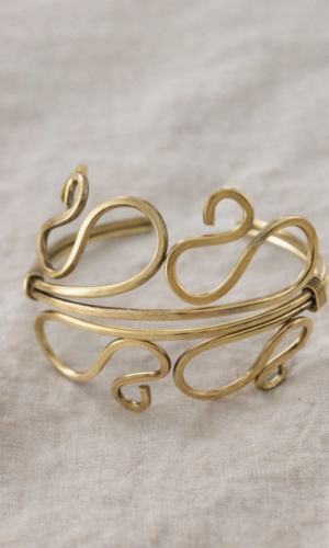Elegant Gold Cuff Bracelet