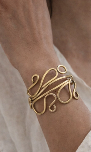 Elegant Gold Cuff Bracelet