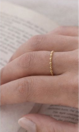 Delicate Gold & Stone Ring